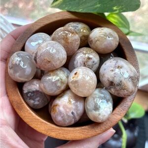 Flower Agate Crystal Stone Calm Tranquility Love Manifestation Heart Chakra